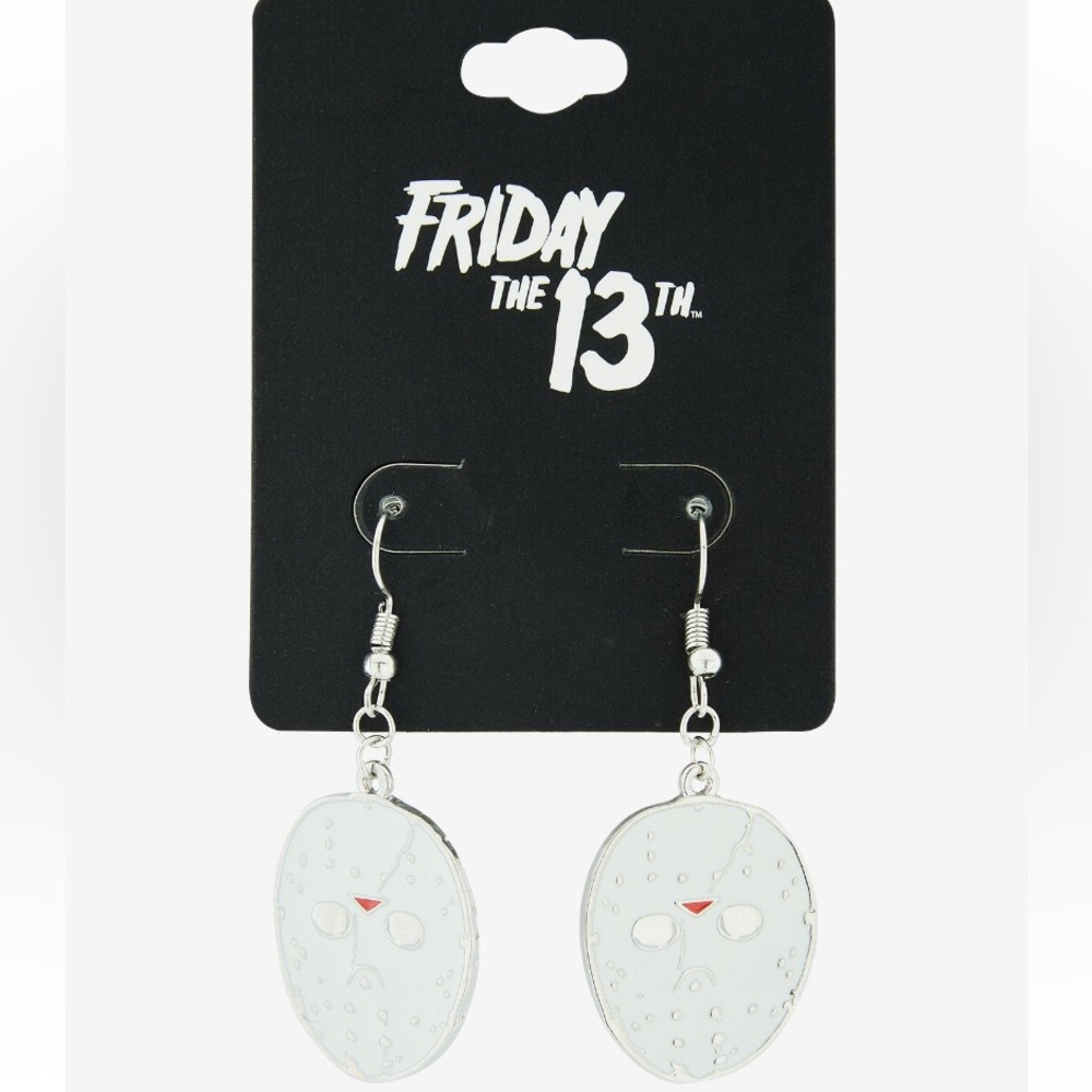 Friday The 13th Jason Voorhees Mask Earrings Boxlunch Horror Halloween